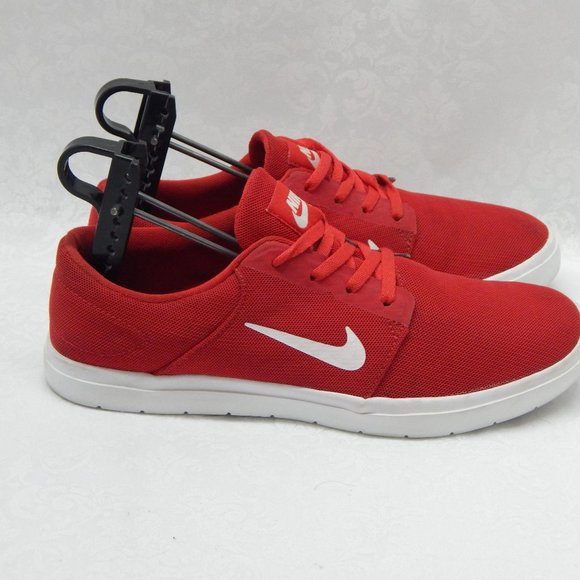 Nike Portmore Ultralight Red Skateboarding Shoe Me
